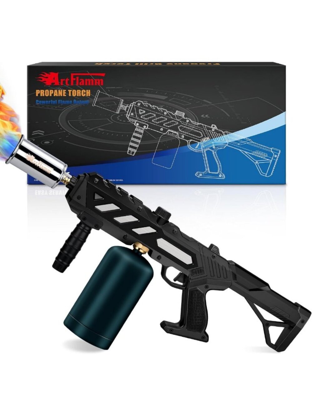 Versatile Propane Torch Gun for BBQ, Searing Steak, Welding & Camping